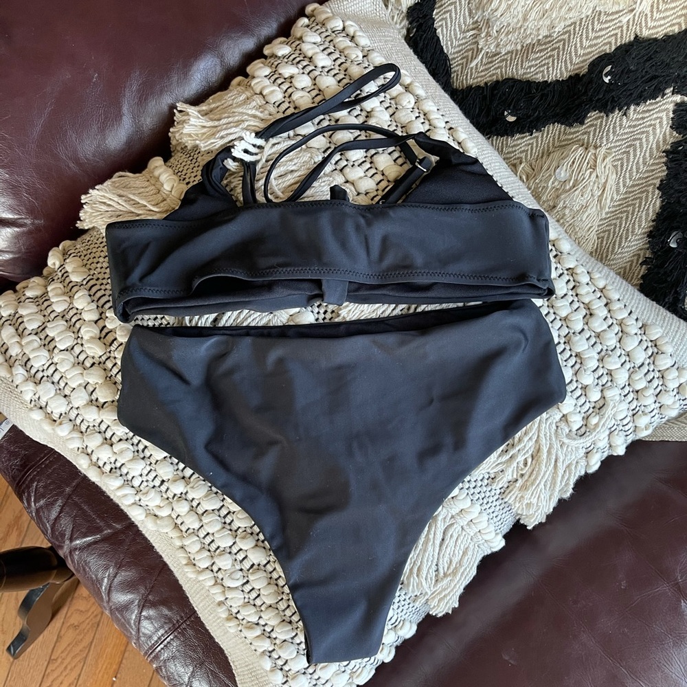 Bikini high waisted black woman’s bathing suit - Picture 10 of 10